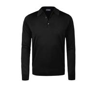 John Smedley Pullover Herren Regular Fit Merinowolle schwarz, L