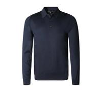 John Smedley Pullover Herren Slim Fit Cotton blau, XS