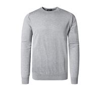 John Smedley Pullover Herren Slim Fit Rundhals Cotton grau, S