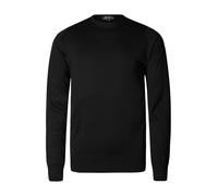 John Smedley Pullover Herren Slim Fit Rundhals Cotton schwarz, M