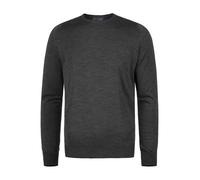 John Smedley Pullover Herren Slim Fit Rundhals Merinowolle grau, XL