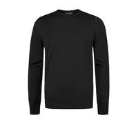 John Smedley Lundy Extra Fine Merino Crew Neck Black Schwarz S