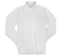 John Smedley Rollkragen Herren Cotton weiß, M