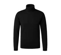 John Smedley Rollkragenpullover Herren Slim Fit Cotton schwarz, XXL