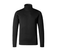 John Smedley Rollkragenpullover Herren Slim Fit Merinowolle schwarz, M