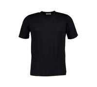 John Smedley T-Shirt Herren Slim Fit Kurzarm Rundhals schwarz, XL