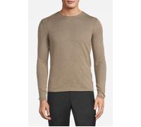John Varvatos Lex Ls Linen Blend Slub Crew With Roll N Haze Grey Größe: XXL | Longsleeves Outlet | Herren | Weiß