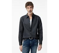 John Varvatos Martin Shirts - Wide Spread Collar Shirt Blue Smoke Größe: XL | Business hemden Outlet | Herren | Blau
