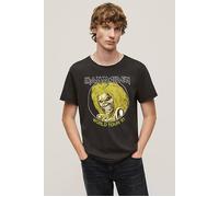 John Varvatos Ss Raw Edge Tee - Iron Maiden Killers Coal Größe: S | Bedruckte T-Shirts Outlet | Herren