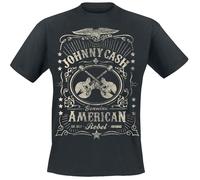 Johnny Cash American Rebel Herren-T-Shirt - schwarz - Offizielles Merchandise XXL