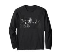 Johnny Cash Country Rock Sänger Live 1987 Langarmshirt