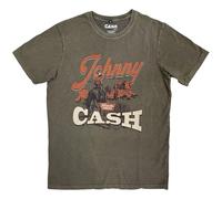Johnny Cash Desert Cowboy Stone Wash T Shirt XXL