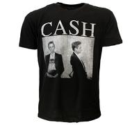 Johnny Cash Mug Shot T-Shirt - Offizielles Merchandise XXL Schwarz