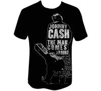 Rock Off Trade T-Shirt Johnny Cash Man Comes Around – Unisex Größe M Schwarz