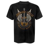 Johnny Cash T-Shirt Outlaw Music (XL)