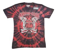 Johnny Cash T Shirt Ring of Fire Logo Nue offiziell Unisex Tie Dye Rot M