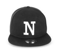 JOHNNY CHICOS Letter Cap Buchstaben A B C D E F G H I J K L M N O P Q R S T U V W X Y Z Cap in Einheitsgröße Unisex Verstellbare Größe Herren Damen Jugendliche