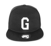 JOHNNY CHICOS Letter Cap Buchstaben A B C D E F G H I J K L M N O P Q R S T U V W X Y Z Cap in Einheitsgröße Unisex Verstellbare Größe Herren Damen Jugendliche