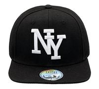 JOHNNY CHICOS NY New York süße Kindercap Kinder Cap Snapback 49-56cm Kopfumfang, Größe:Kinder;Farbe:NY Blk Weiß