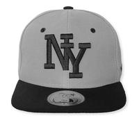 JOHNNY CHICOS Sorry I'm Fresh süße Kindercap Kinder Cap Snapback 49-56cm Kopfumfang (NY-Steelgrey-Black)