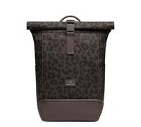 Johnny Urban Allen Medium - Rolltop Backpack 40 cm (brown leo)