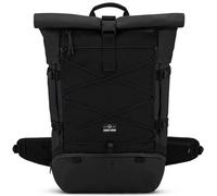 Johnny Urban Reiserucksack Damen & Herren Schwarz - Allen Travel XL - 48L Rolltop Rucksack Groß - Idealer Backpack für Reisen Ausflüge Trips - Wasserabweisend