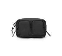 Johnny Urban Bauchtasche Herren & Damen Schwarz - Wesley - Große Gürteltasche 3 L zum Umhängen - Crossbody Bag Groß mit verstellbarem Gurt - Matte PU Beschichtung - Wasserabweisend