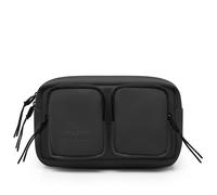 Johnny Urban Bauchtasche Herren & Damen Schwarz - Wesley - Große Gürteltasche 3 L zum Umhängen - Crossbody Bag Groß mit verstellbarem Gurt - Matte PU Beschichtung - Wasserabweisend