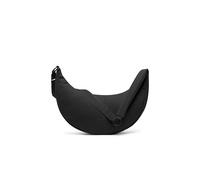 Johnny Urban Crossbody Bag Damen Schwarz - Lou Medium - Half Moon Schultertasche & Umhängetasche in Einem - Moon Bag Puffer Tasche aus Nylon & Polyester