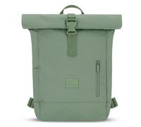 Johnny Urban Rucksack Damen & Herren Klein Grün - Robin Small - Kleiner Rolltop Daypack mit 12 Zoll Laptopfach - Tagesrucksack für Uni City Business - Wasserabweisend