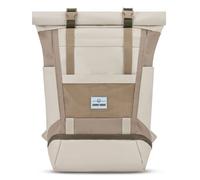Johnny Urban Rolltop Rucksack Damen & Herren Grau Beige - Ashton - Tagesrucksack mit Laptopfach für Uni Arbeit Reise - Großer Backpack mit Extra Schuhfach - Wasserabweisend