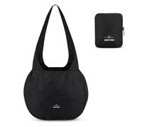 Johnny Urban Einkaufstasche Faltbar Schwarz - Lee - Wiederverwendbarer Tragetasche für Einkauf Reise Camping Travel - Verschließbar mit Kordelzug & Innentasche - Einkaufsbeutel Leicht & Nachhaltig