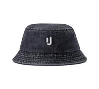 Johnny Urban Fischerhut Herren & Damen Schwarz - Bob - Anglerhut für Sommer Festival Urlaub - S/M -Stylischer Bucket Hat aus Baumwolle - Hut mit eingenähtem Schweißband