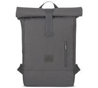 Johnny Urban Rucksack Damen & Herren Grau - Robin Medium - Rolltop Mit Laptopfach für Uni Business Fahrrad - 15L - Nachhaltig - Wasserabweisend