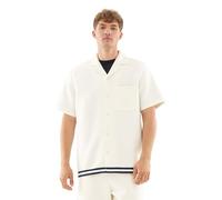 Johnny Urban Hemd Herren Kurzarm Weiß - Parker - Oversize Kurzarmhemd mit Brusttasche - Casual Shirt für Sommer, Urlaub, Festival - Freizeithemd mit 260 GSM - Einfarbig