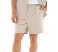 Johnny Urban Kurze Hose Herren Beige - Mason - Shorts mit Kordelzug - 240 GSM Stoffgewicht - Casual Basketball Shorts mit Taschen - Elastischer Bund - Freizeit Stoffhose