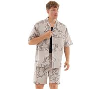 Johnny Urban Kurze Hose Herren Beige - Spencer - Shorts mit Kordelzug - 100% Baumwolle - Casual Basketball Shorts mit Taschen - Elastischer Bund - Freizeit Stoffhose