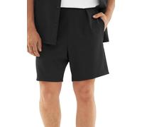 Johnny Urban Kurze Hose Herren Schwarz - Mason - Shorts mit Kordelzug - 240 GSM Stoffgewicht - Casual Basketball Shorts mit Taschen - Elastischer Bund - Freizeit Stoffhose