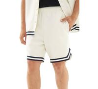 Johnny Urban Kurze Hose Herren Weiß - Parker - Shorts mit Kordelzug - 260 GSM Stoffgewicht - Casual Basketball Shorts mit Taschen - Elastischer Bund - Freizeit Stoffhose