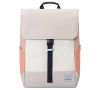 Johnny Urban Laptop Rucksack Damen & Herren Grau Rosa - Mika - Moderner Notebook Backpack für Schule, Uni, Fahrrad - 14L - Stylischer Backpack - Wasserabweisend