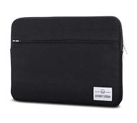 Johnny Urban Laptophülle 15-15.6 Zoll Schwarz Canvas Laptop Sleeve 15-15.6" Schutzhülle Laptoptasche Hülle Case für Dell HP ASUS Acer Lenovo UVM. - Notebook Tasche aus Baumwolle