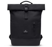 Johnny Urban Rolltop Rucksack Damen & Herren Schwarz - Luca Small - Tagesrucksack mit Laptopfach für Arbeit Uni Schule Reise - 11 l - Wasserabweisend