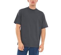 Johnny Urban Oversized Tshirt Herren & Damen Grau - Sammy - Heavy Basic Kurzarm T-Shirt Oversize - Enganliegender Kragen - Unisex - 100% Baumwolle - Einfarbig