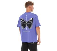 Johnny Urban Oversized Tshirt Herren & Damen Lila - Sammy Chrome Butterfly - Heavy Cotton T-Shirt Oversize - Streetwear Fit - Halbarm Shirt Unisex - 100% Baumwolle