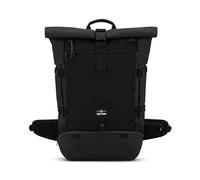 Johnny Urban Reiserucksack Damen & Herren Schwarz - Allen Travel XL - 48L Rolltop Rucksack Groß - Idealer Backpack für Reisen Ausflüge Trips - Wasserabweisend
