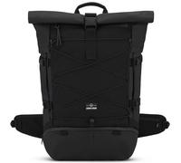 Johnny Urban Reiserucksack Damen & Herren Schwarz - Allen Travel XL - 48L Rolltop Rucksack Groß - Idealer Backpack für Reisen Ausflüge Trips - Wasserabweisend