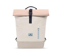 Johnny Urban Rolltop Rucksack Damen & Herren Beige Rosa - Luca Small - Tagesrucksack mit Laptopfach für Arbeit Uni Schule Reise - 11 l - Wasserabweisend