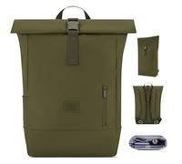 Johnny Urban Rolltop Rucksack Damen & Herren - Robin Large - Tagesrucksack mit 16 Zoll Laptopfach - Recyceltes PET - 18-22L - Wasserabweisend