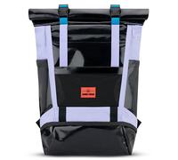 Johnny Urban Rolltop Rucksack Damen & Herren Schwarz Lila - Ashton - Tagesrucksack mit Laptopfach für Uni Arbeit Reise - Großer Backpack mit Extra Schuhfach - Wasserabweisend