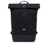 Johnny Urban Rolltop Rucksack Damen & Herren Schwarz - Luca Medium - Großer Tagesrucksack mit Laptopfach für Arbeit Uni Schule Reise - 17 l - Wasserabweisend